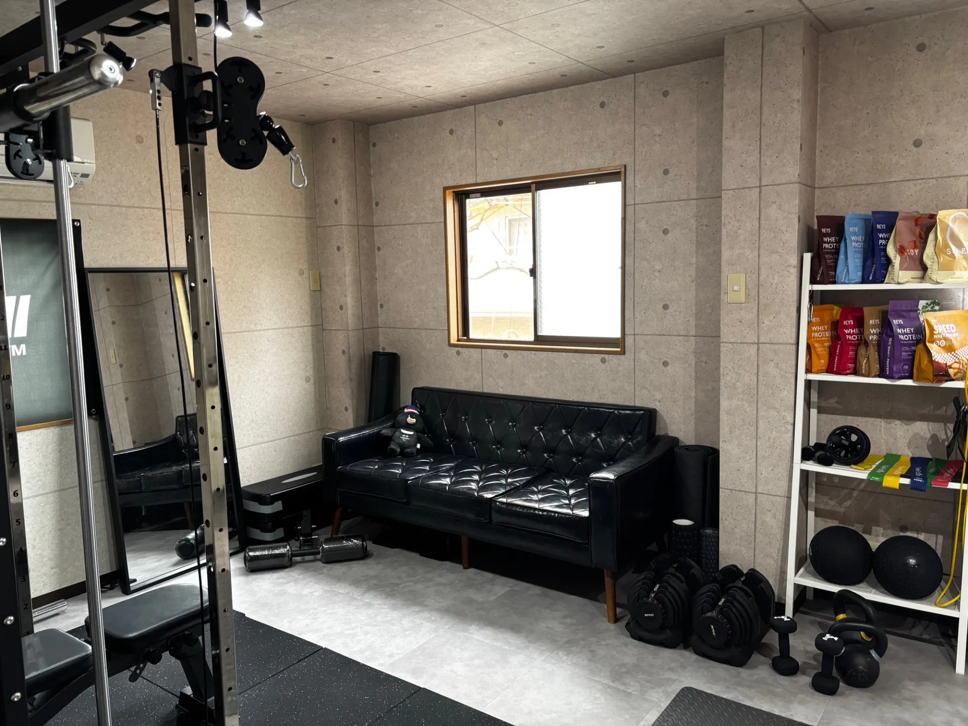 休憩ができるソファ